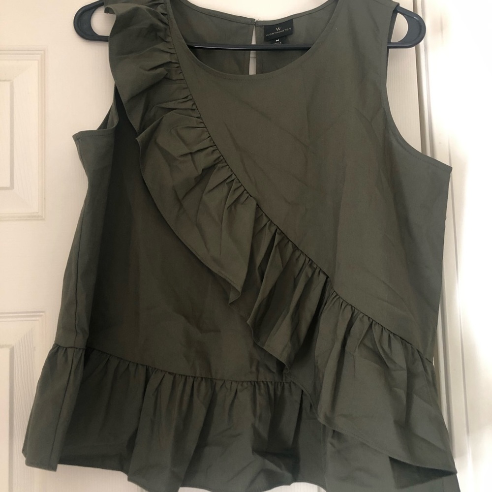 Army Green Tank Shirt